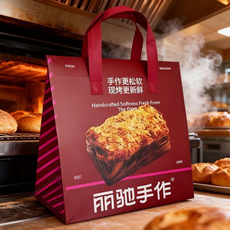 BOPP-laminoitu PP-kuitukangas-eristetty takeaway-kangaskassi