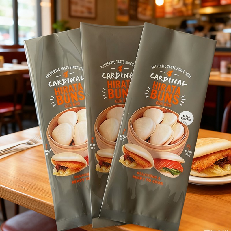 Pakastettu pikaruokapakkauspussi