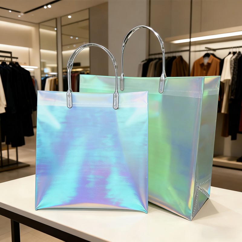 Laminoitu PET- ja PE-lahjakassi