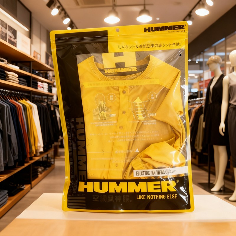 PET-laminoitu vetoketjullinen seisontapussi